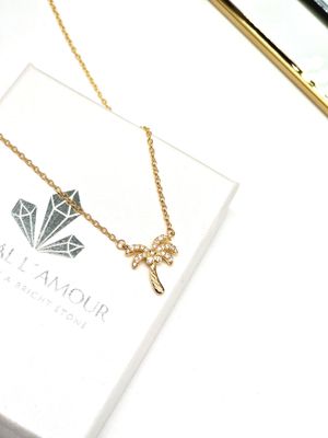 WEIßE PALME Kette