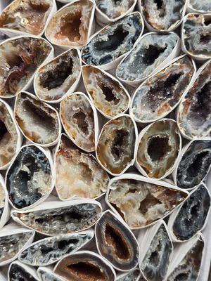 ACHAT Geode Druzy Paar