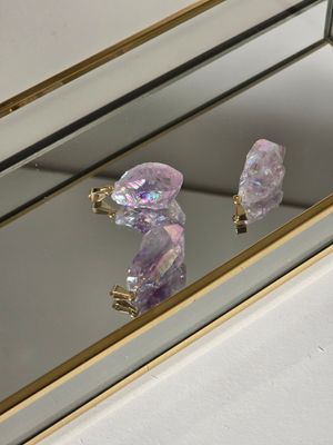 AMETHYST ANGEL AURA Raw Pendant