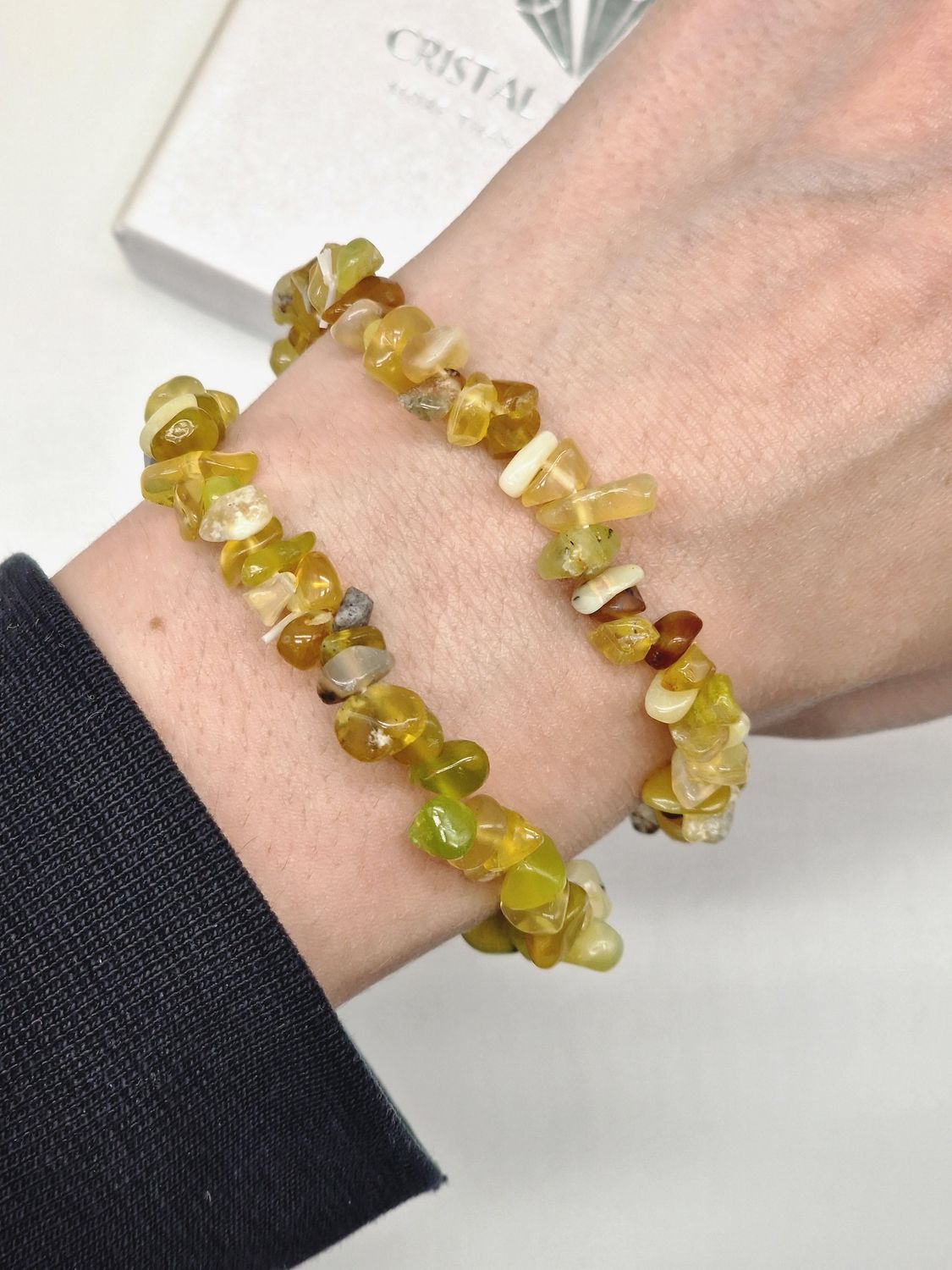 PINK OPAL sliver bracelet