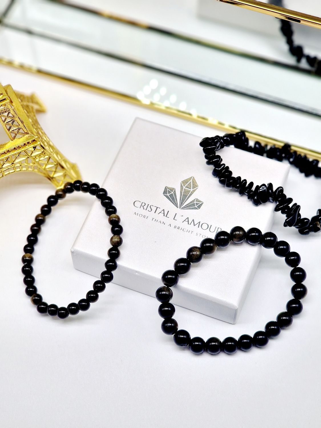 GOLD OBSIDIAN Bracelets