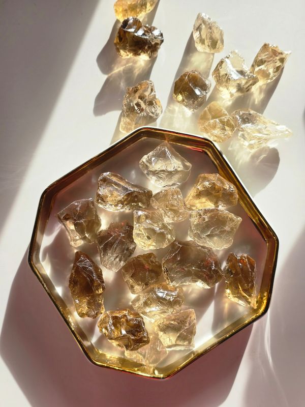 CITRINE pierre brute naturelle