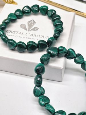 MALACHIT Herz Armband