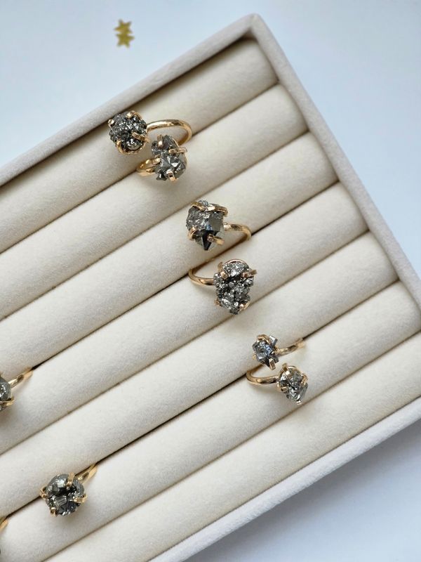 PYRIT Double Ring Gold