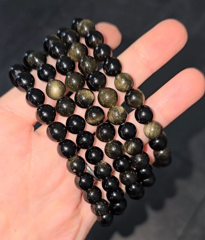 GOLD OBSIDIAN Bracelets