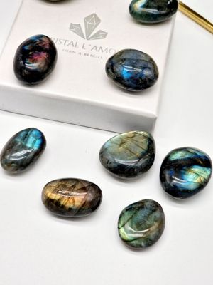 LABRADORIT Trommelstein