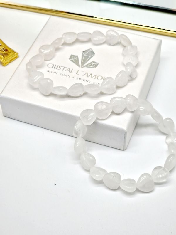 BERGKRISTALL Herz Armband