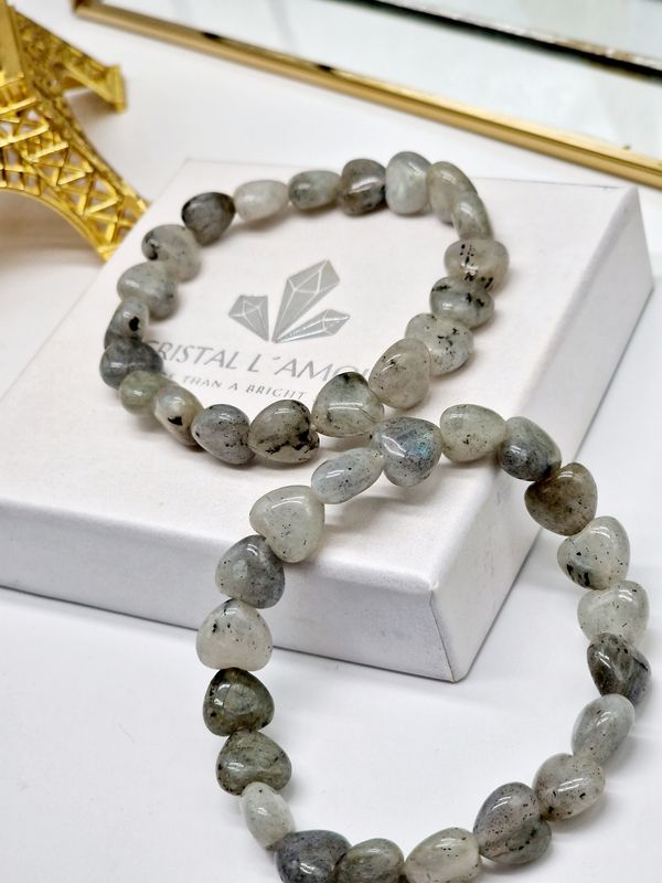 LABRADORIT Herz Armband