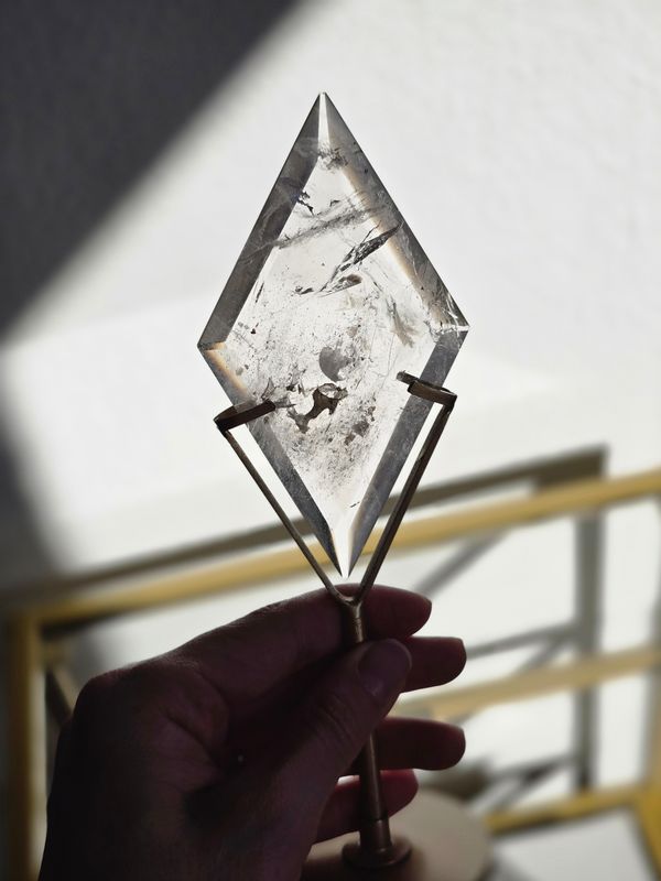 BERGKRISTALL Diamant Nr. 2