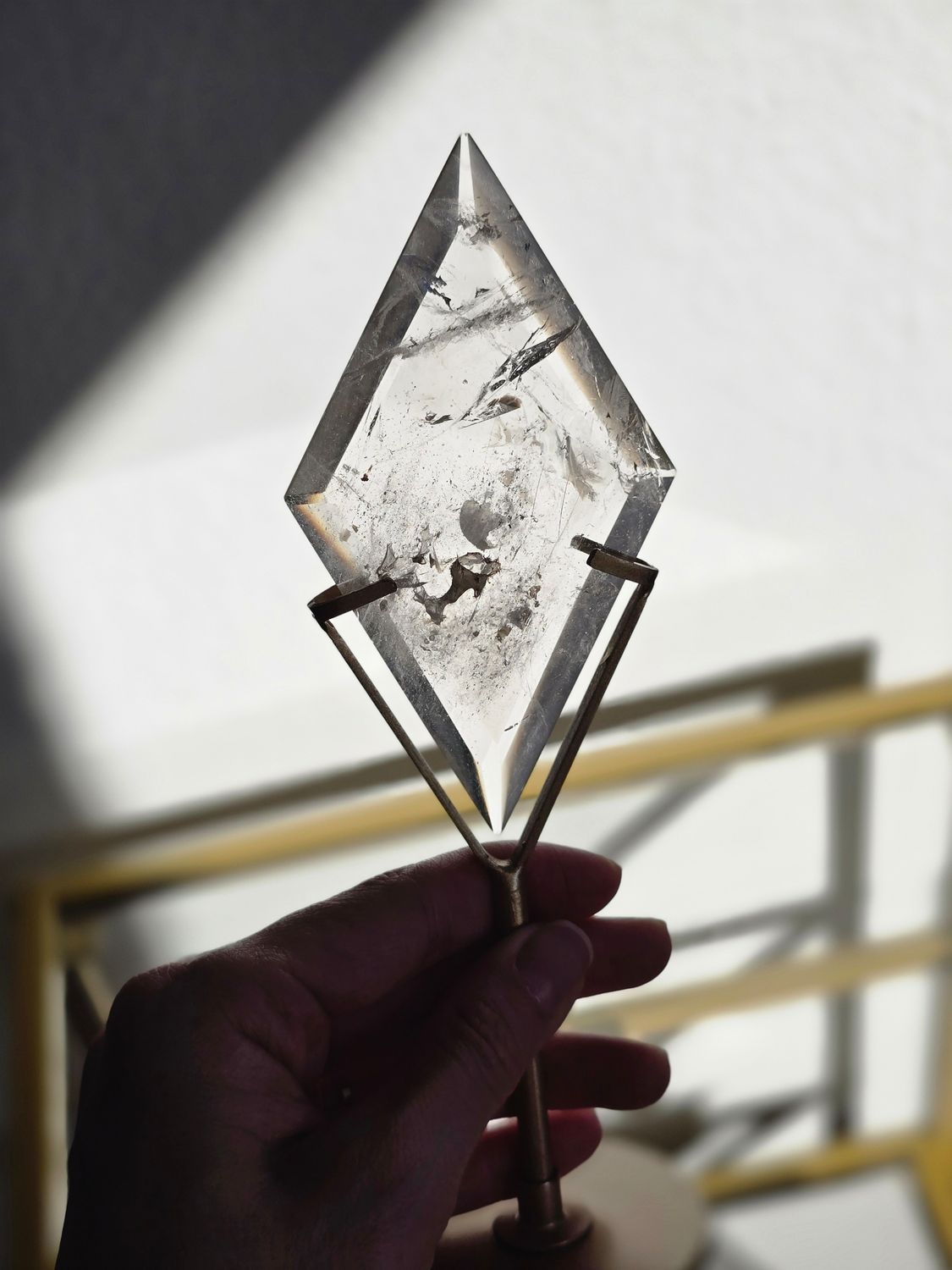 BERGKRISTALL Diamant Nr. 2