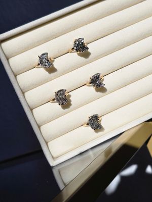 PYRIT Ring Mond Gold