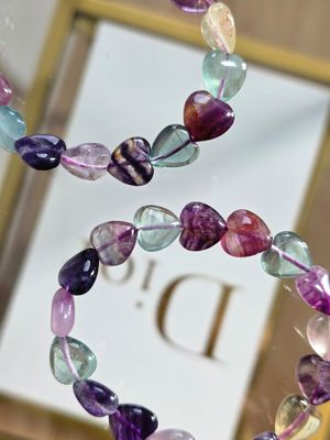 FLUORIT Herz Armband