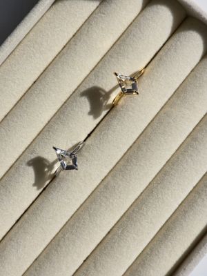 BERGKRISTALL &quot;Diamond&quot; Ring