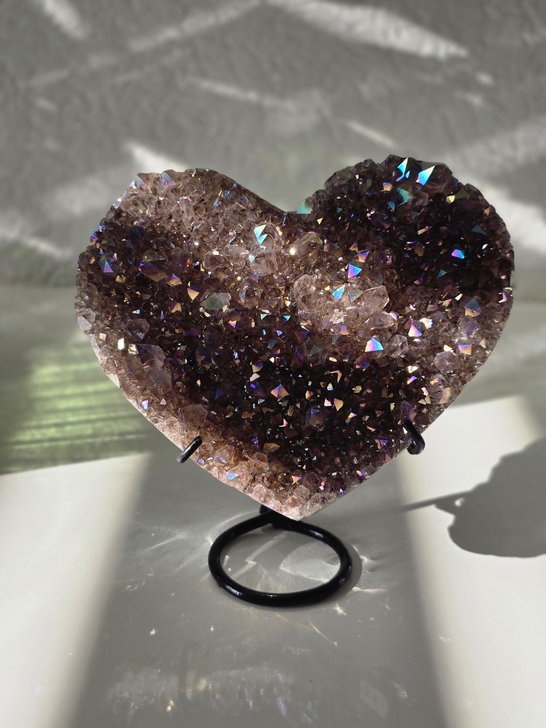ANGEL AURA AMETHYST Herz