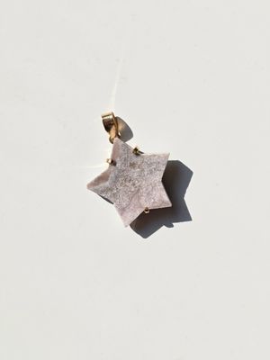 PINK AMETHYST Anhänger Stern