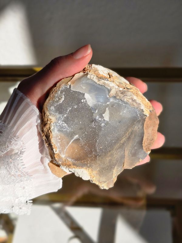 BLAUER CHALCEDON Einzelstück