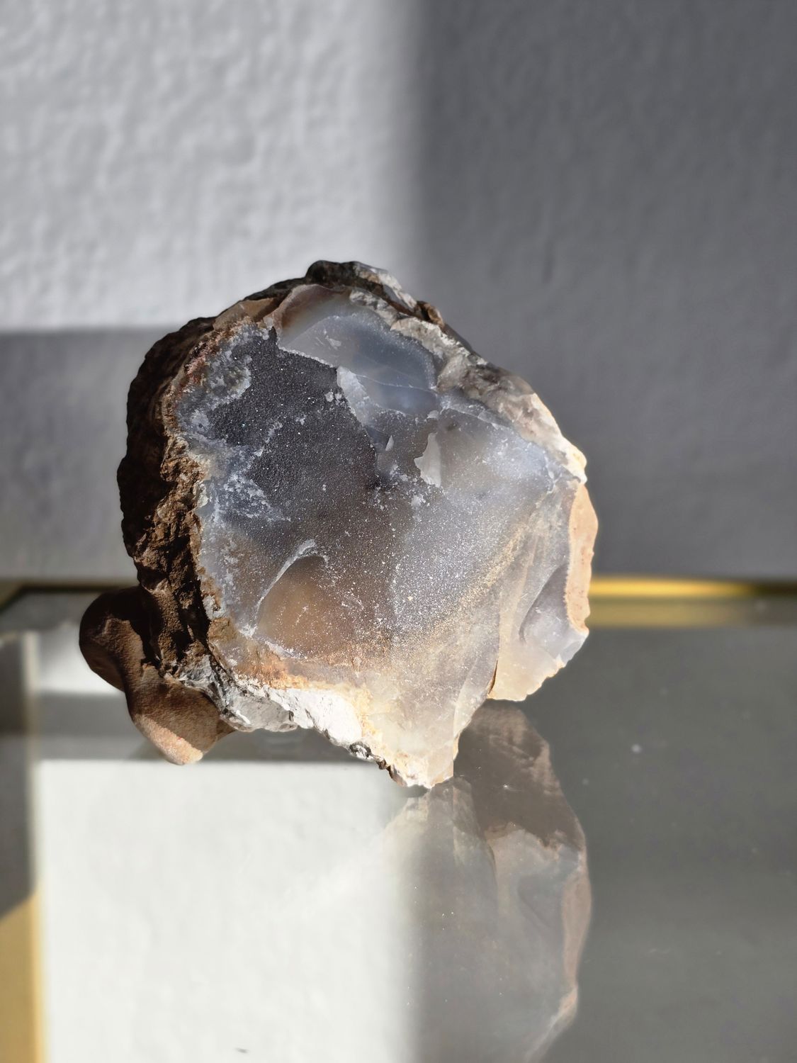 BLAUER CHALCEDON Einzelstück