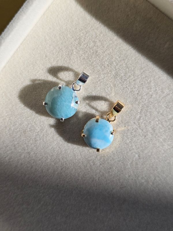 LARIMAR Anhänger Rund
