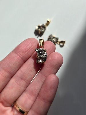 PYRIT Mini Mond Anhänger Gold
