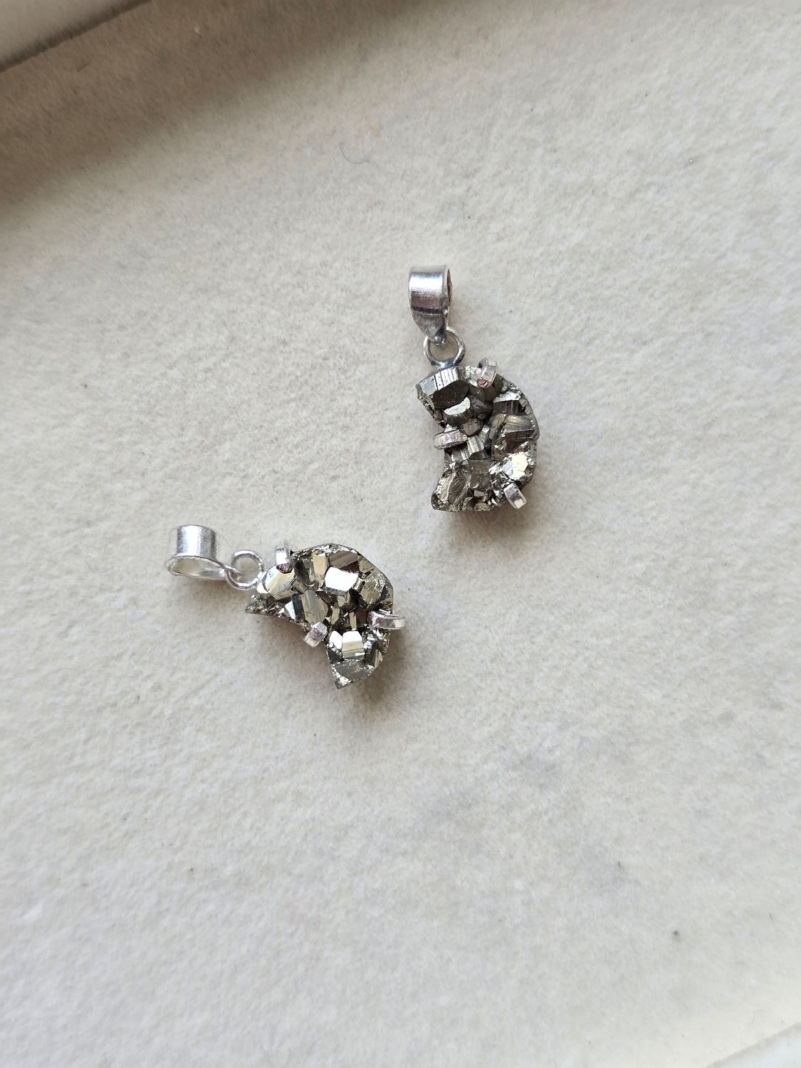 PYRIT Mini Mond Anhänger Silber