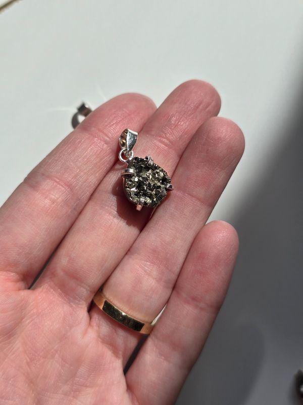 PYRIT Mini Tropfen Anhänger Silber