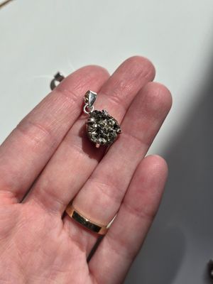 PYRIT Mini Tropfen Anhänger Silber