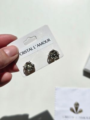PYRIT Rund Ohrstecker Silber