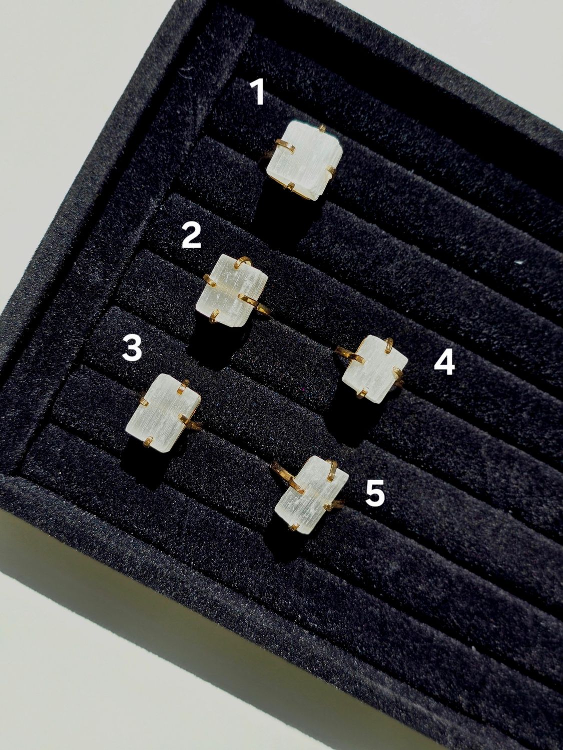 SELENIT Freeform Ringe
