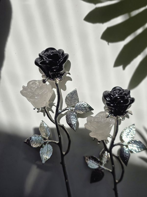 EDELSTEIN Mystery Rose Ying &amp; Yang