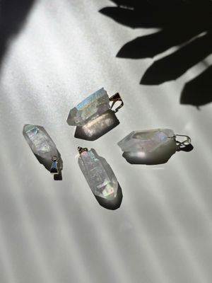 BERGKRISTALL ANGEL AURA Anhänger