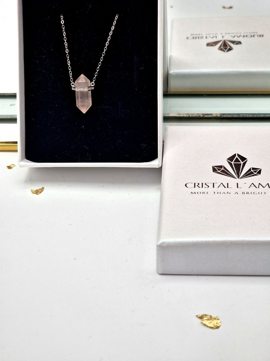 ROSENQUARZ &quot;Elegance&quot; Kette