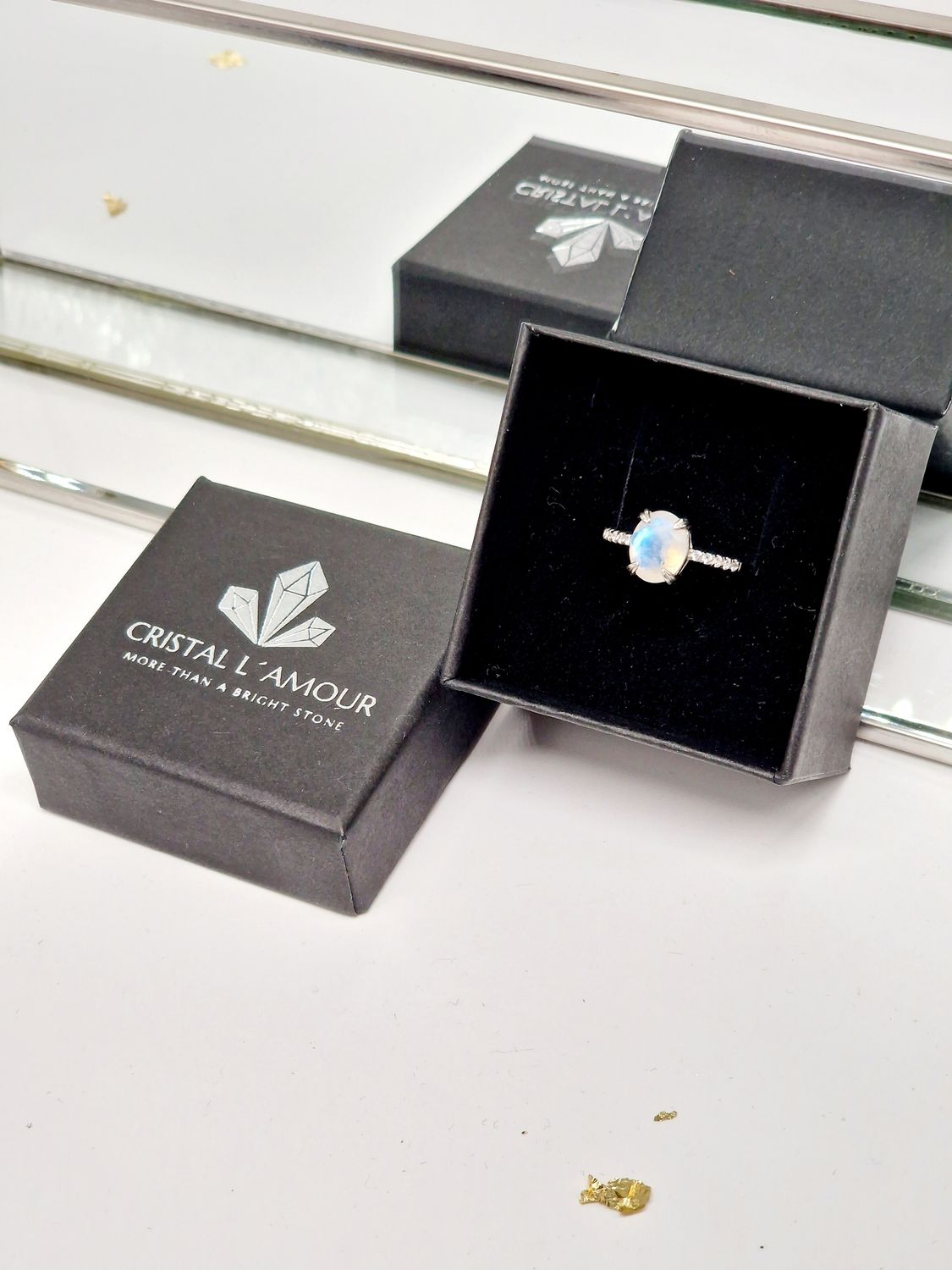 MONDSTEIN &quot;Wedding&quot; Ring Silber