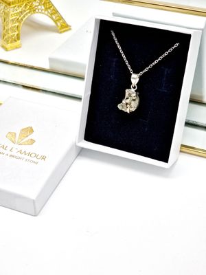 PYRIT Mini Mond Anhänger Silber