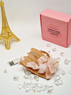 ROSENQUARZ Lichterkette