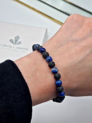 LAVA &amp; LAPISLAZULI Armband