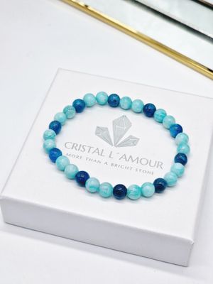 AMAZONIT &amp; APATIT Armband