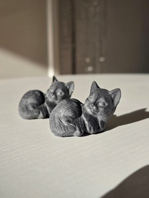 OBSIDIAN Katze liegend