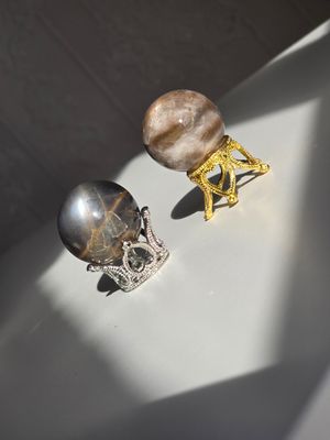 MONDSTEIN Kugel (Black Moonstone)