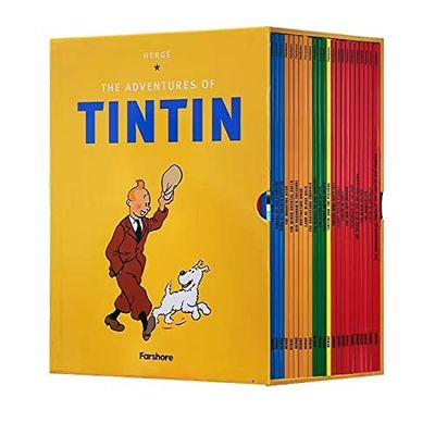 Tintin Paperback Boxed Set 23 titles