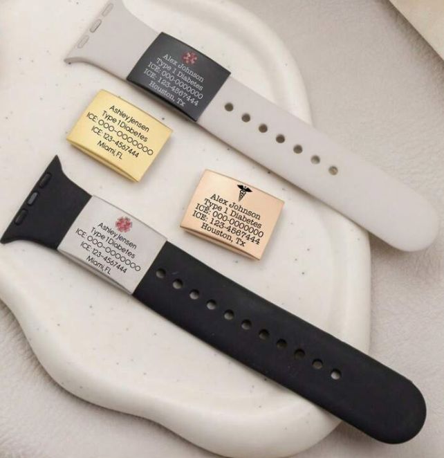 ICE ID &amp; Medic Alert Watch Plate   (Unisex)