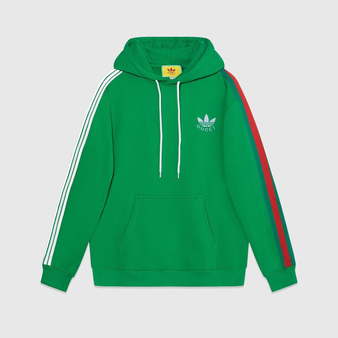 Felpa con cappuccio Adidas x Gucci