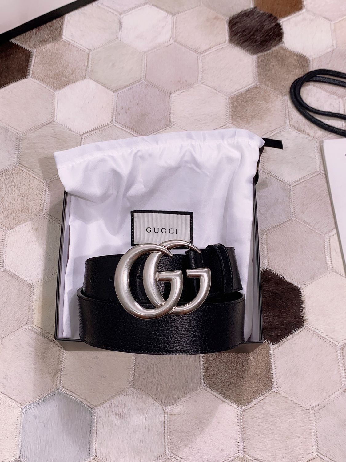 Cintura Gucci Marmont 3,8 cm
