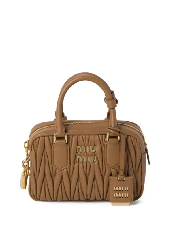 Borsa miu miu Arcadie in nappa matelassé