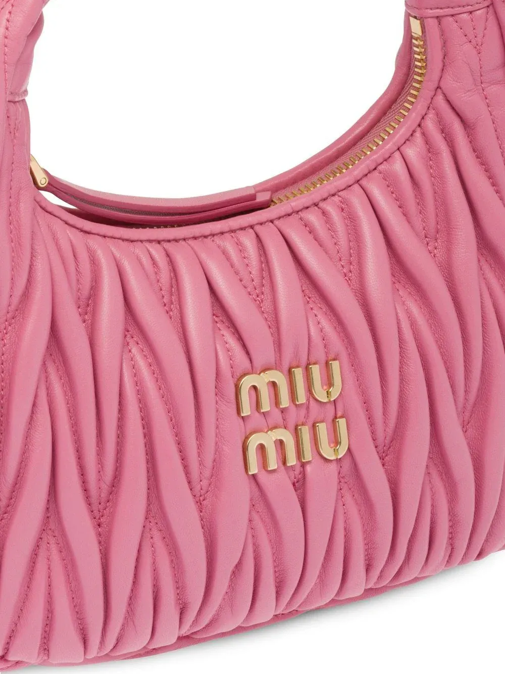 Borsa miu miu hobo Wander in nappa matelassé
