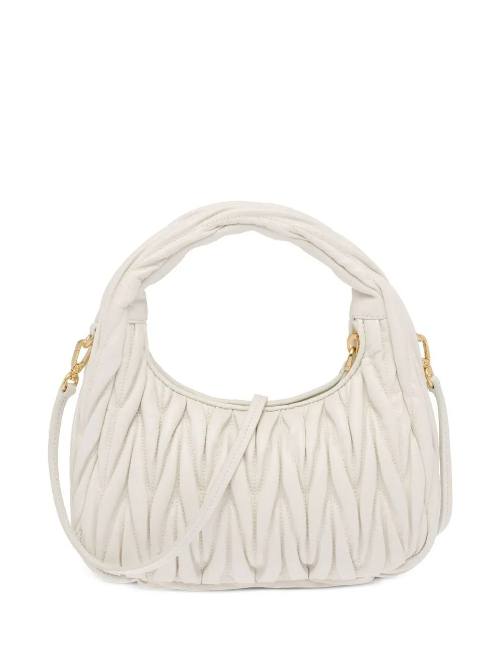 Borsa miu miu hobo Wander in nappa matelassé