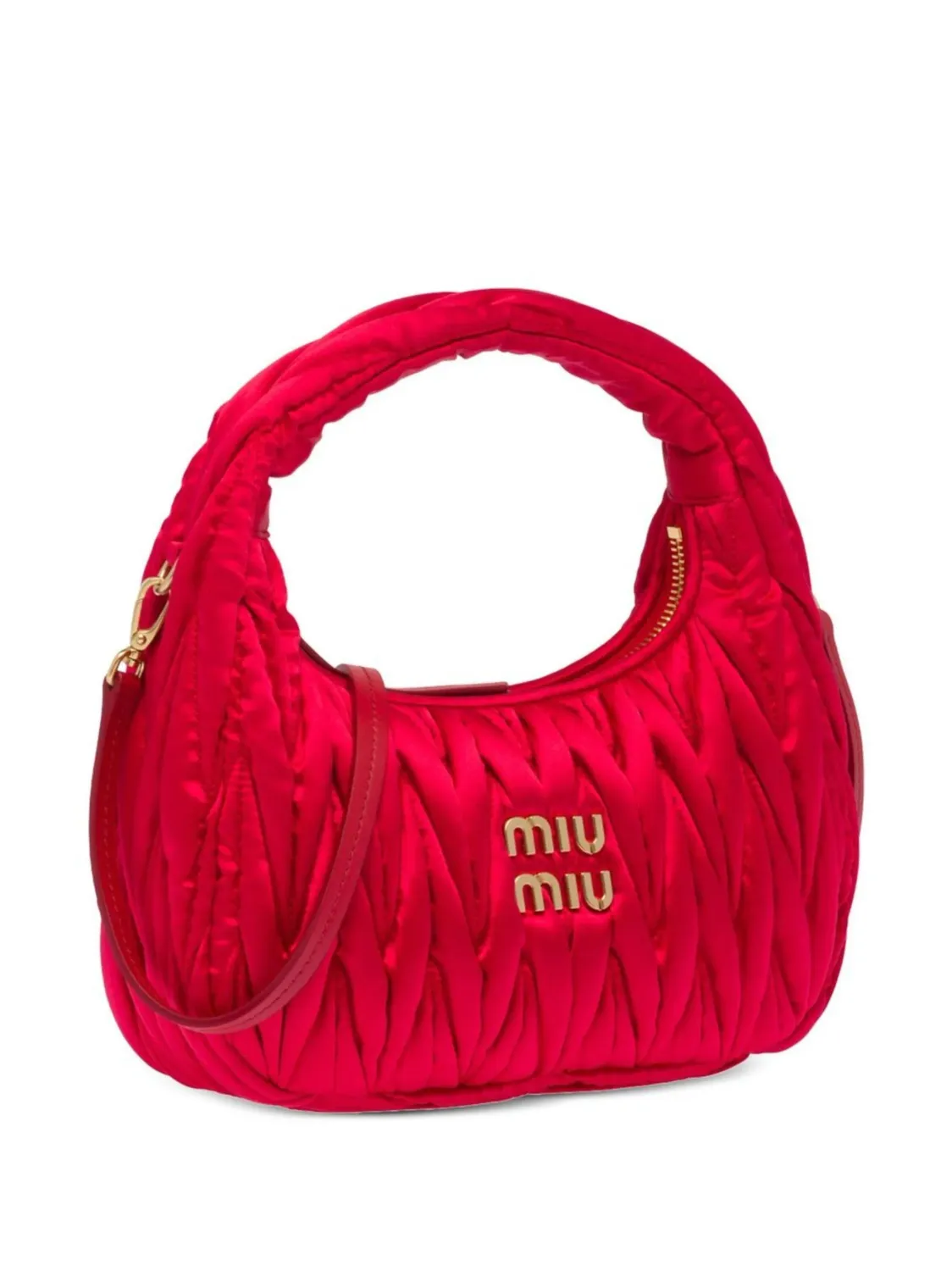 Borsa miu miu hobo Wander in nappa matelassé