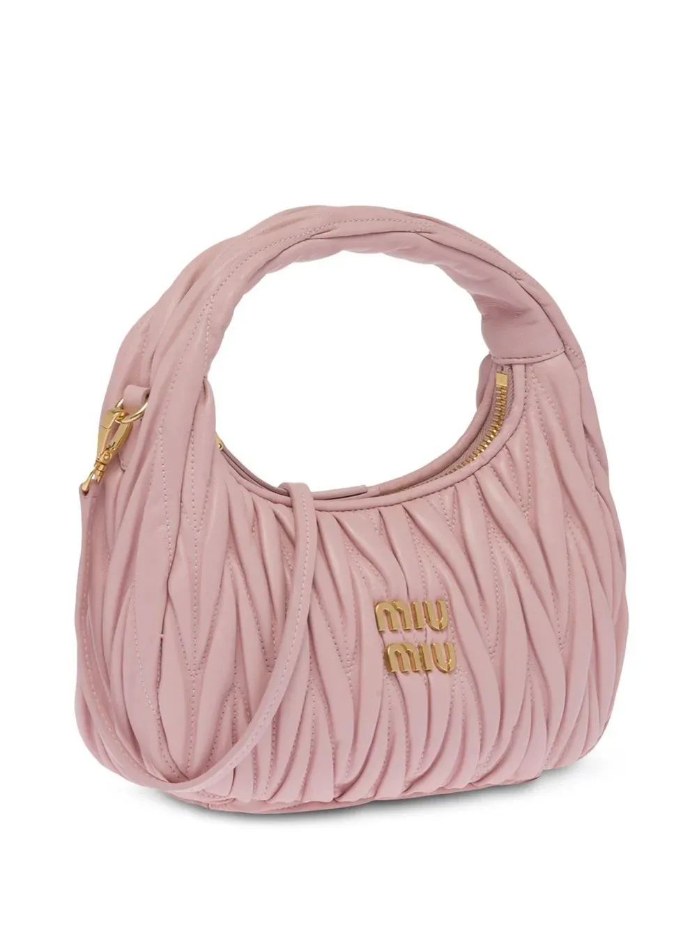 Borsa miu miu hobo Wander in nappa matelassé