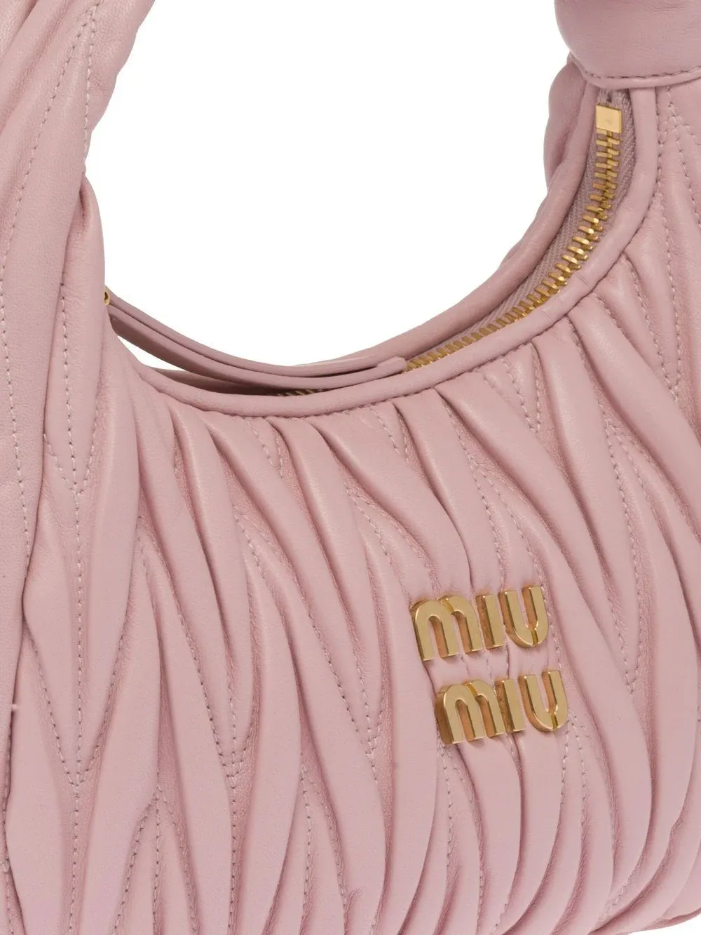 Borsa miu miu hobo Wander in nappa matelassé