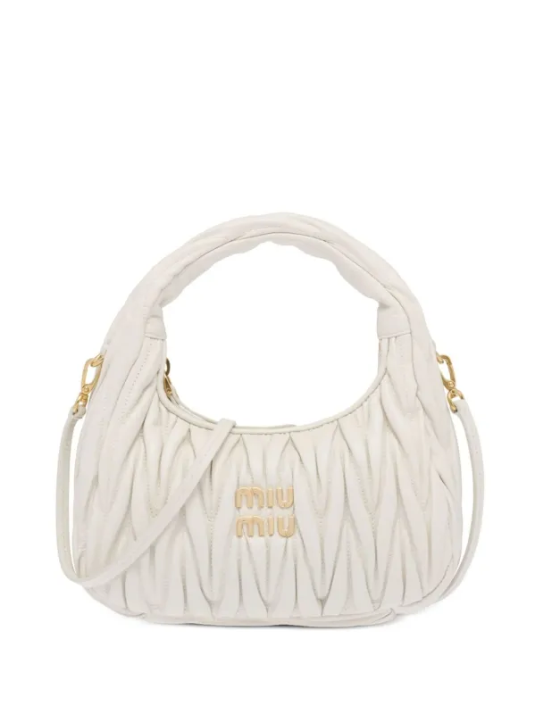 Borsa miu miu hobo Wander in nappa matelassé