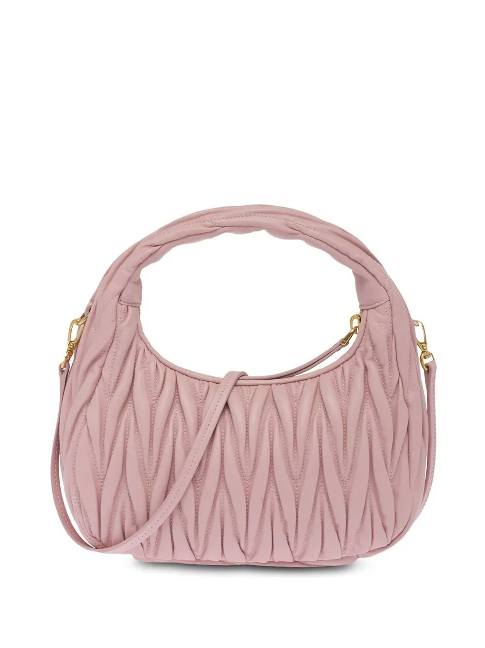 Borsa miu miu hobo Wander in nappa matelassé
